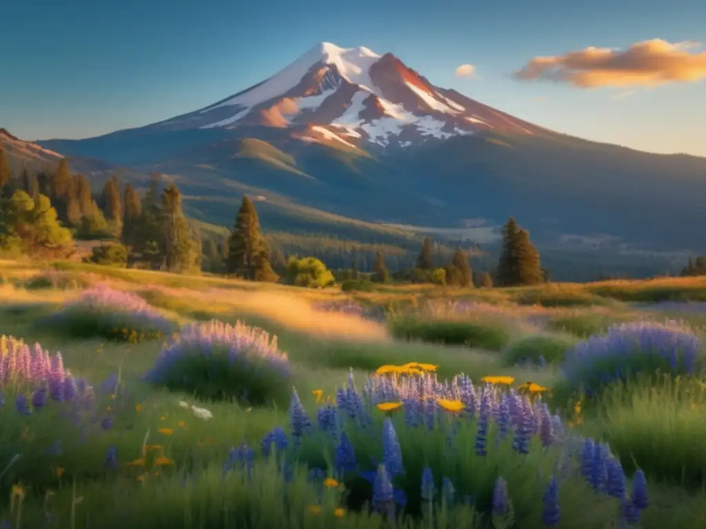 Majestuoso paisaje de Monte Shasta Peregrinaciones para seniors: descubriendo la paz interior en Monte Shasta