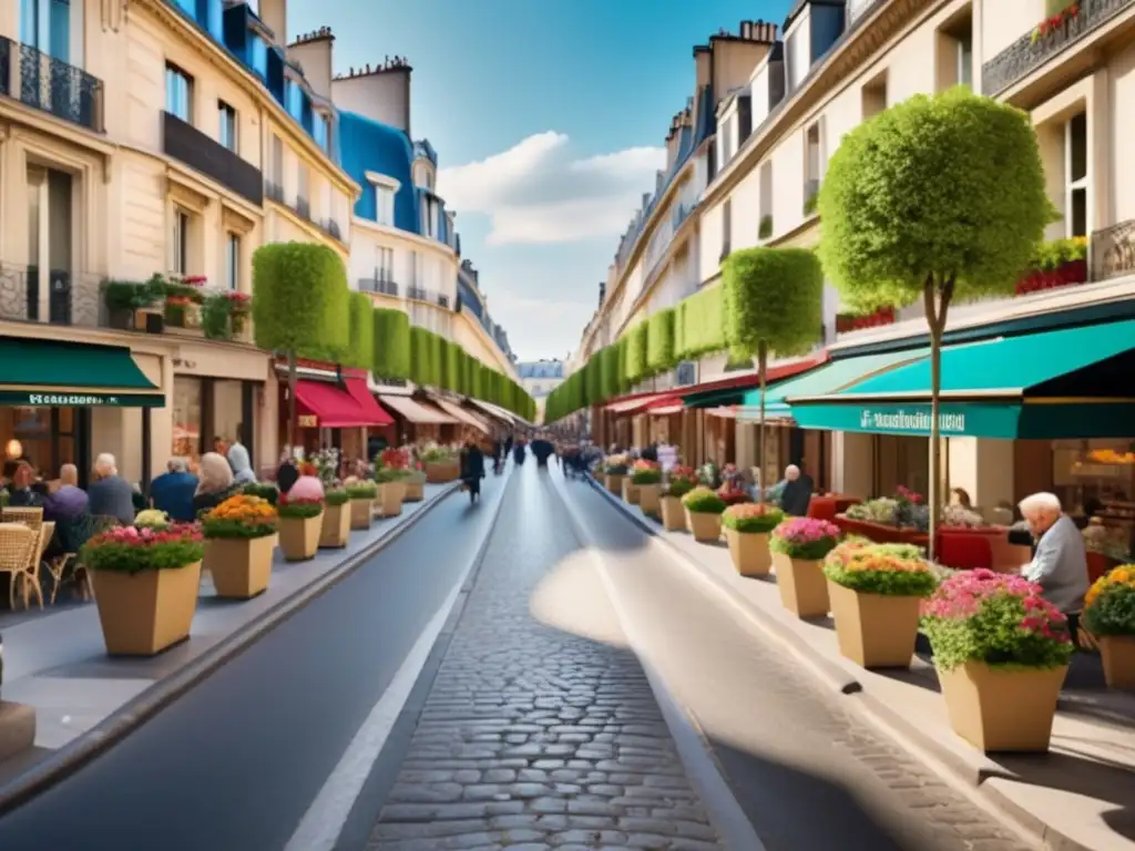 París: Ciudad amigable para mayores Consejos de viaje para mayores en París: una imagen vibrante y detallada que refleja la esencia de una ciudad amigable para los adultos mayores