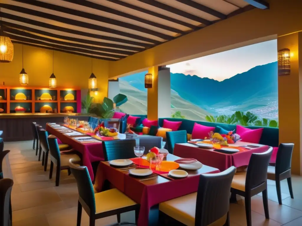 Restaurante peruano: ambiente sofisticado y cocina tradicional Restaurante peruano con platos tradicionales para seniors