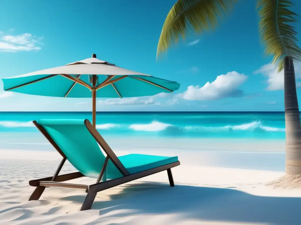 Playa serena con arena blanca, olas turquesa y personas disfrutando - Consejos de viaje para adultos mayores