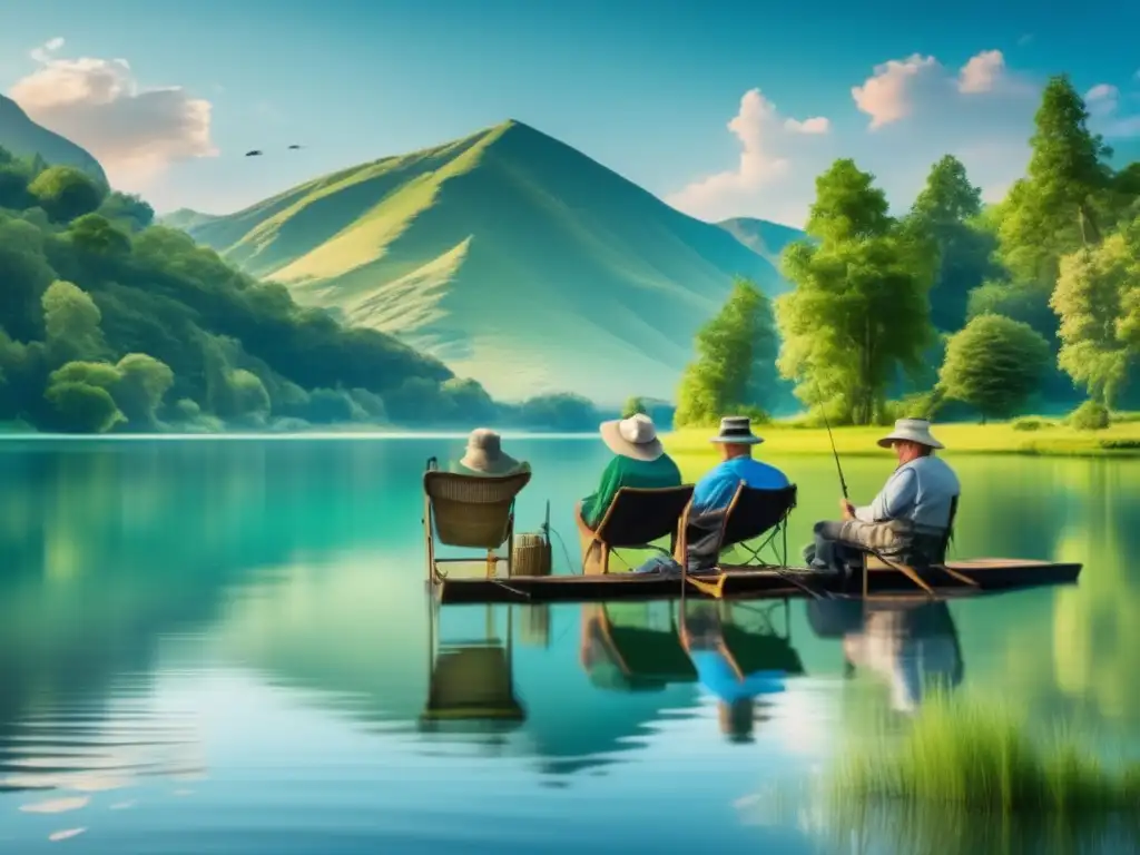 Viajes de pesca para seniors en un escenario tranquilo y emocionante