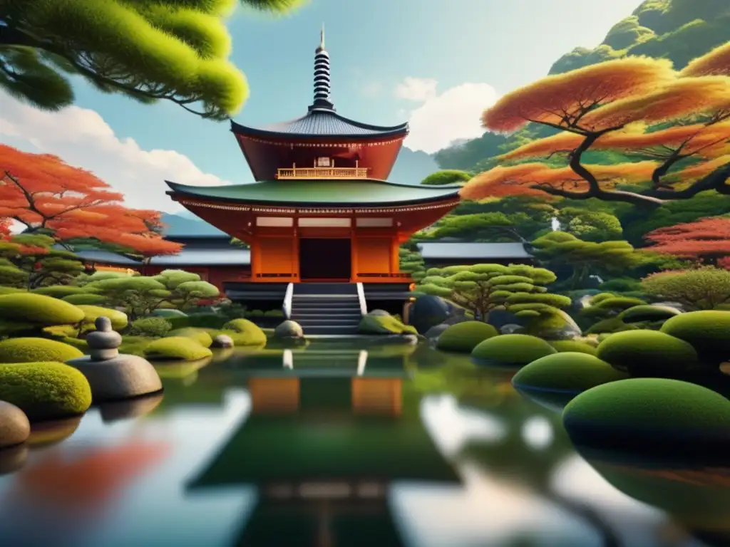Jardín zen japonés: paz y serenidad Jardín Zen en Japón: Viaje espiritual a través de la meditación y la introspección