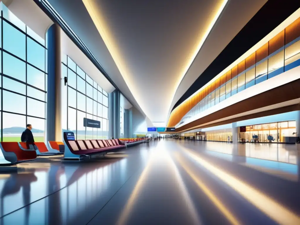 Terminal moderno y accesible Aeropuerto moderno y accesible con amplios espacios, personal amable y trucos para viajar con movilidad reducida