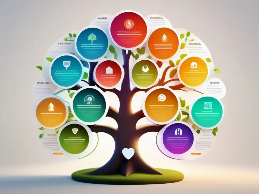 Árbol genealógico digital moderno Árbol genealógico interactivo con diseño moderno y búsqueda genealógica gratuita para viajeros maduros