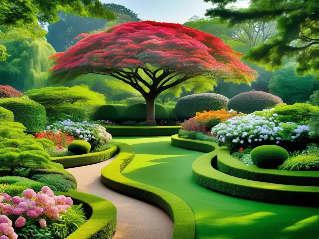 Jardín botánico sereno y vibrante Jardines botánicos para turismo senior, belleza natural y tranquilidad