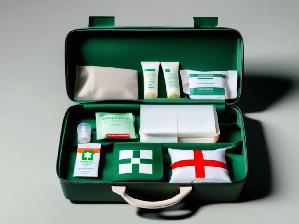 Kit de primeros auxilios compacto y organizado Kit de primeros auxilios compacto y organizado para viajes con medicamentos y consejos para transportarlos