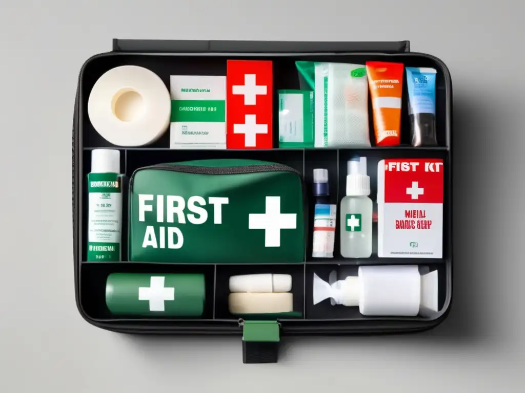 Kit de primeros auxilios para viajeros adultos Herramientas primeros auxilios viajeros maduros: Kit médico portátil con diseño moderno y organizado, ideal para viajeros maduros