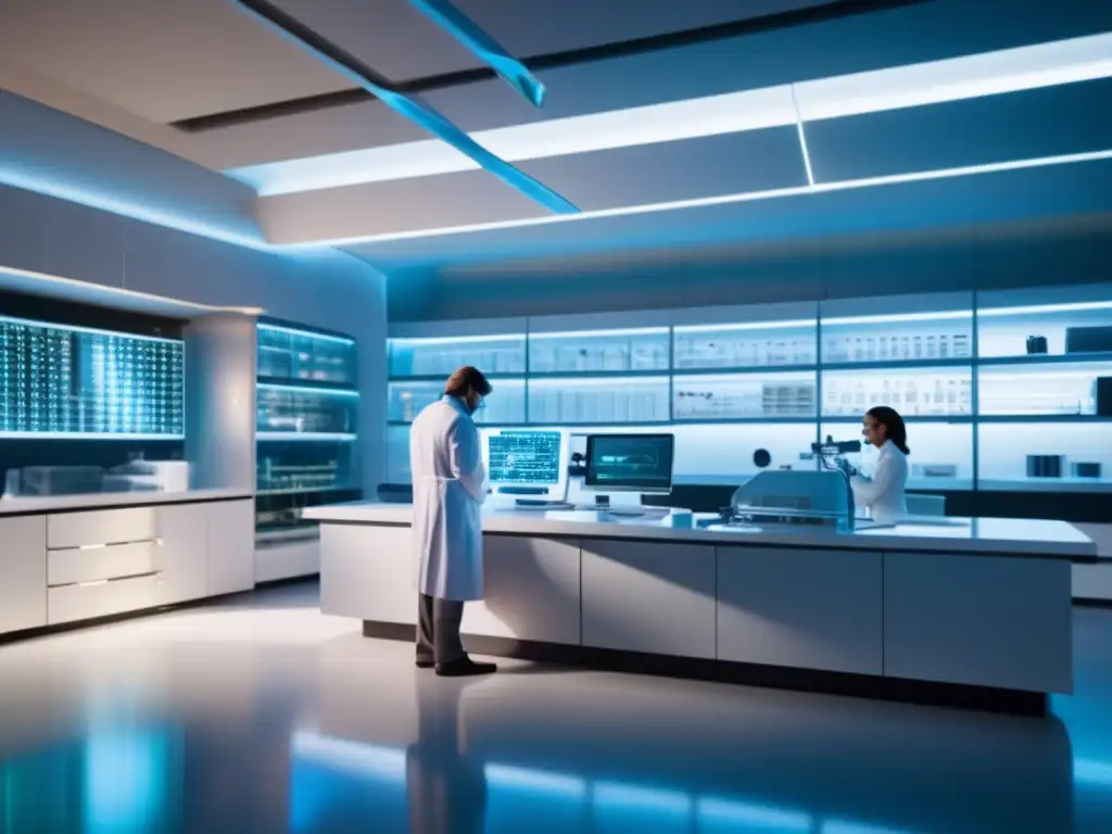 Laboratorio de genealogía moderno y tecnológico Herramientas ADN turismo genealógico: Laboratorio de genealogía moderno, iluminado con luz natural
