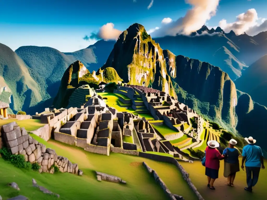 Majestuosas ruinas de Machu Picchu con adultos mayores Viajes históricos para adultos mayores en Machu Picchu
