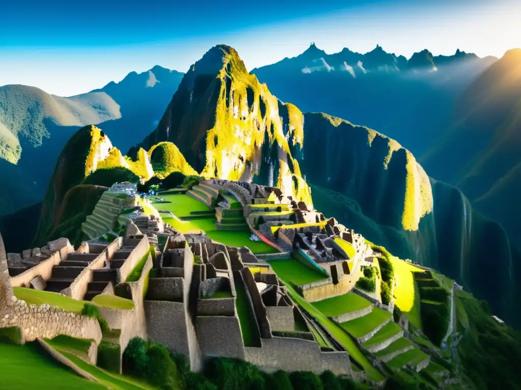 Esplendor de Machu Picchu, ciudad antigua en los Andes Impresionante imagen en 8k de Machu Picchu, ciudad antigua en los Andes