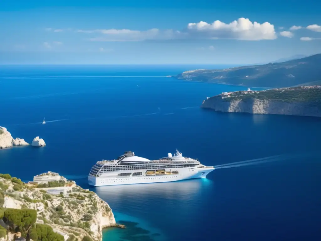 Crucero de lujo en el Mediterráneo: relajación y aventura Actividades a bordo para viajeros maduros seguros en un lujoso crucero por el Mediterráneo