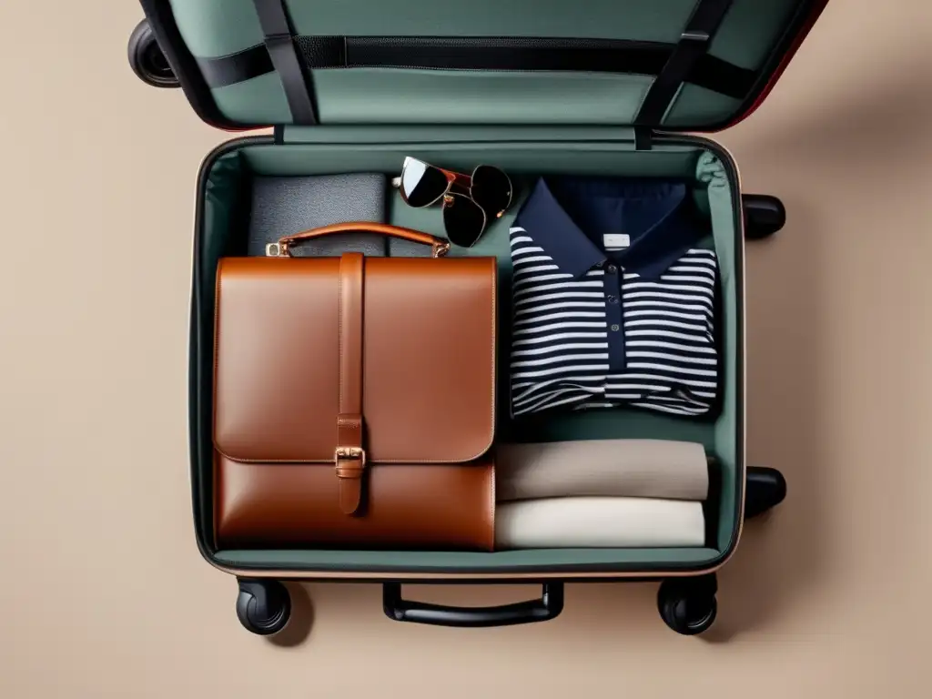 Maleta de viaje organizada para un viaje eficiente Consejos para viajero senior: optimiza equipaje eficientemente