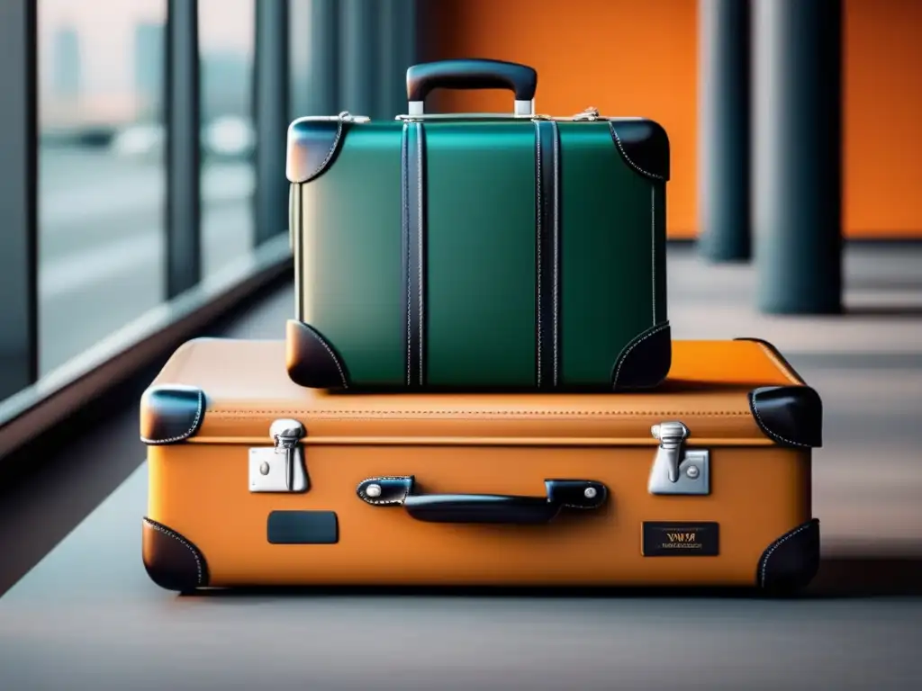 Maleta elegante y moderna, ideal para viajar ligero con estilo Maleta moderna y elegante, ideal para viajar con equipaje ligero