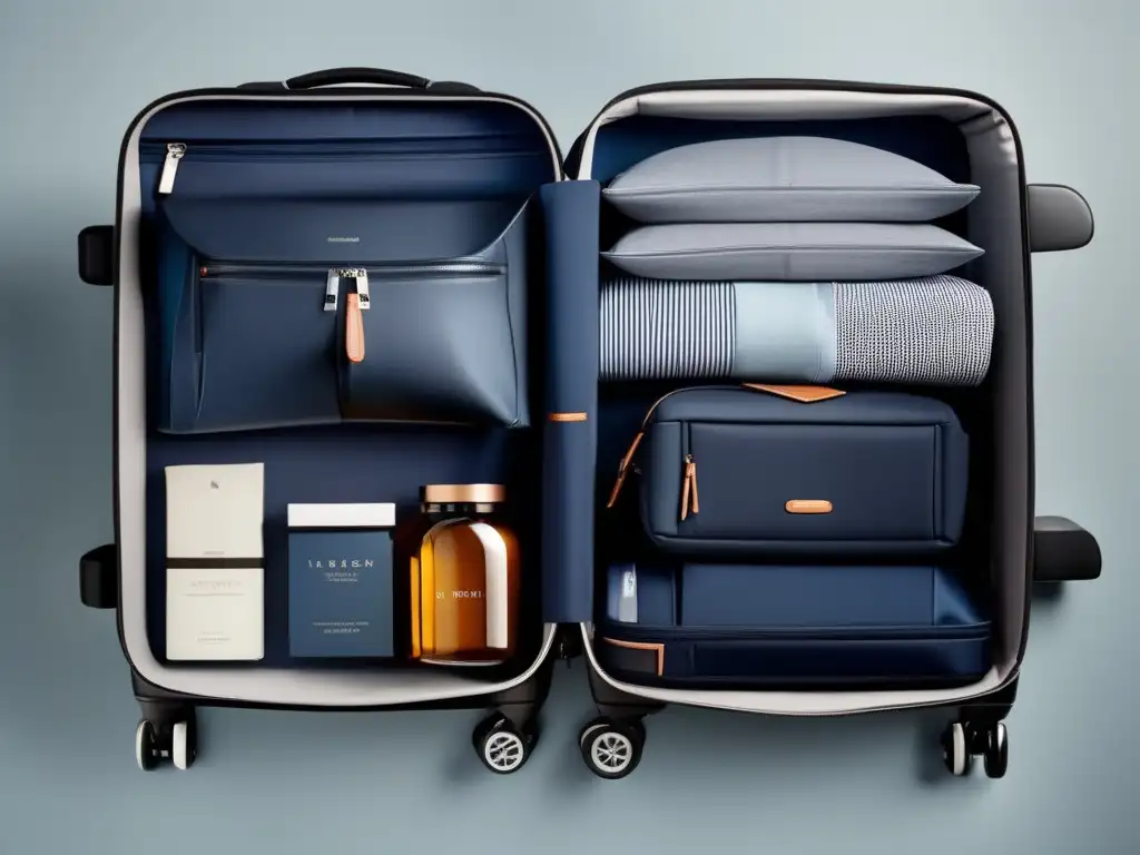 Elegante y práctica maleta de viaje para adultos mayores Consejos para viajero senior optimizar equipaje