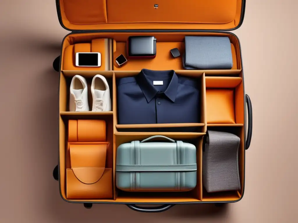 Maleta organizada para viajes Consejos para viajero senior: organiza tu equipaje de forma eficiente y optimiza el espacio disponible