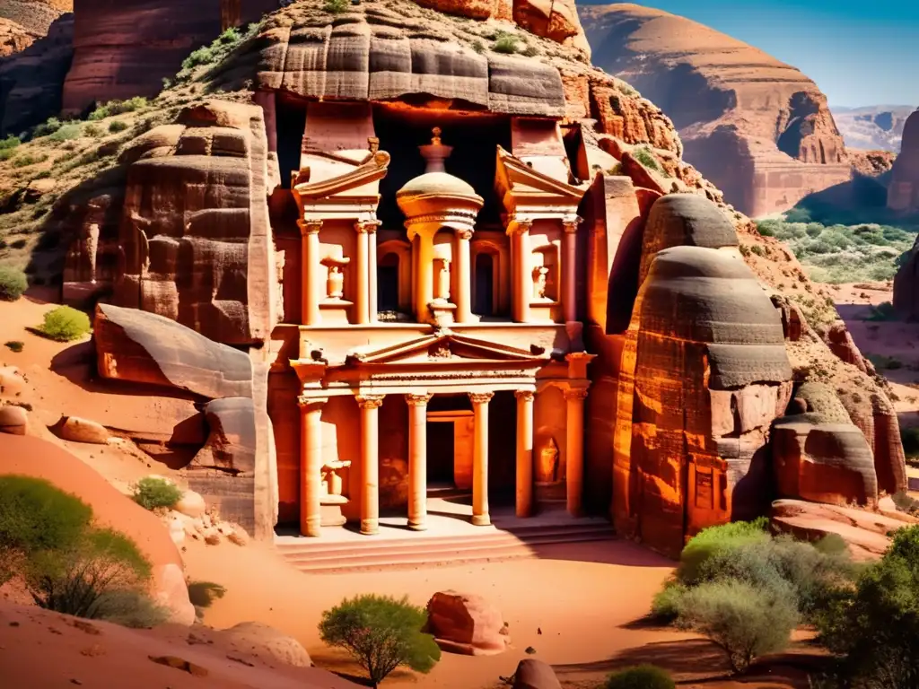 Descubrimiento senior Petra: historia, arquitectura y maravillas en esta imagen 8k ultra detallada
