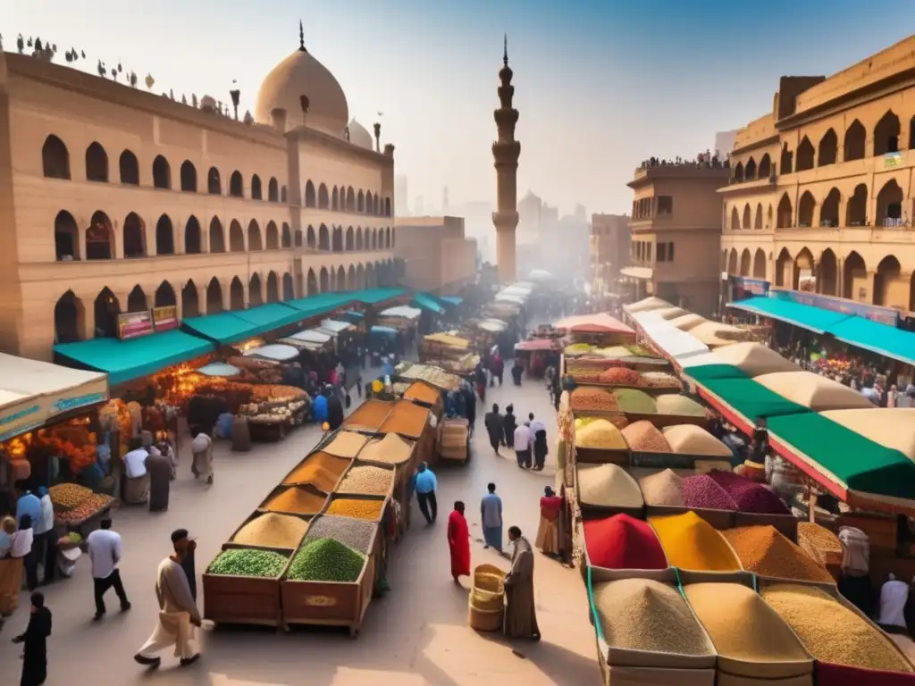 Mercado vibrante en el corazón de El Cairo, Egipto - Destinos seguros viajero maduro Medio Oriente