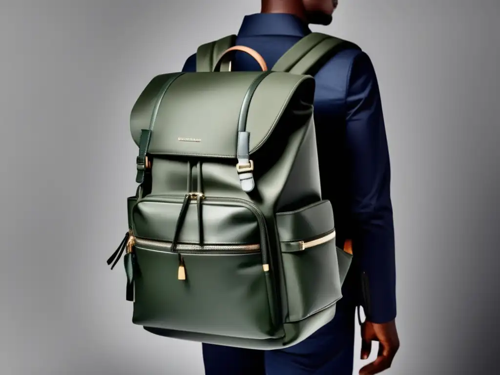 Mochila de viaje moderna y organizada Consejos para viajar ligero y ahorrar: mochila moderna y organizada con accesorios de viaje