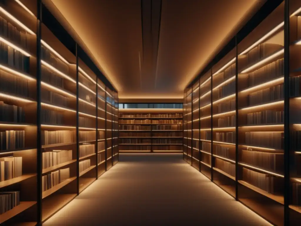 Biblioteca moderna con registros de propiedad organizados: Utilizar registros propiedad antepasados