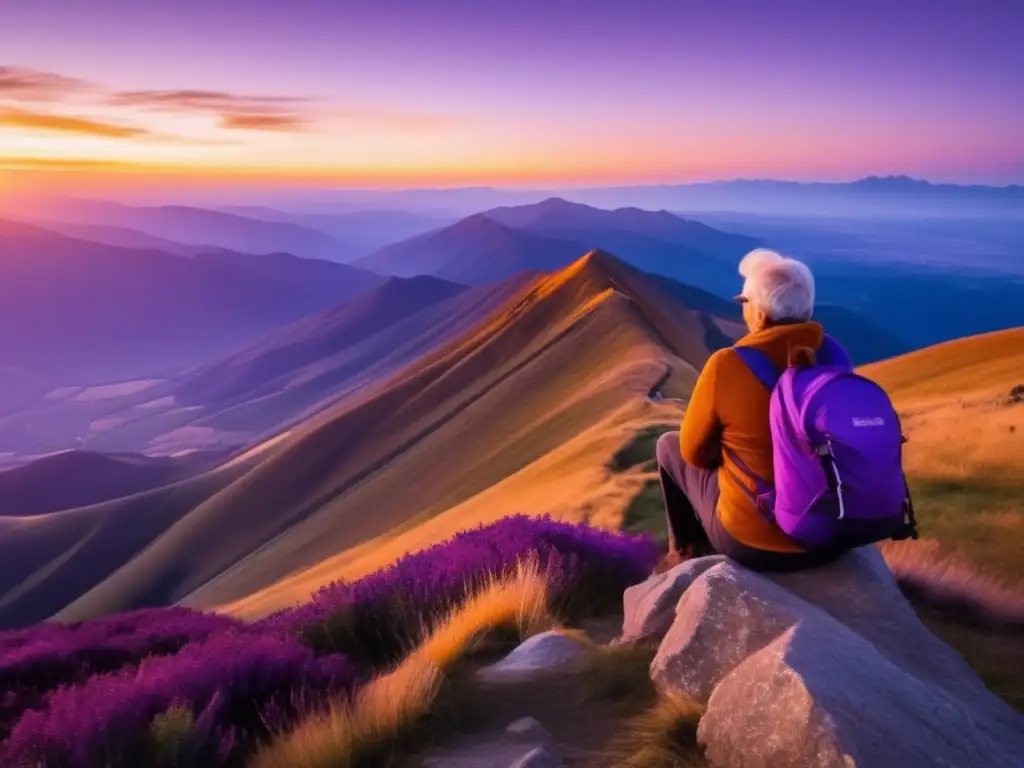 Consejos para viajar solo maduro en un paisaje impresionante