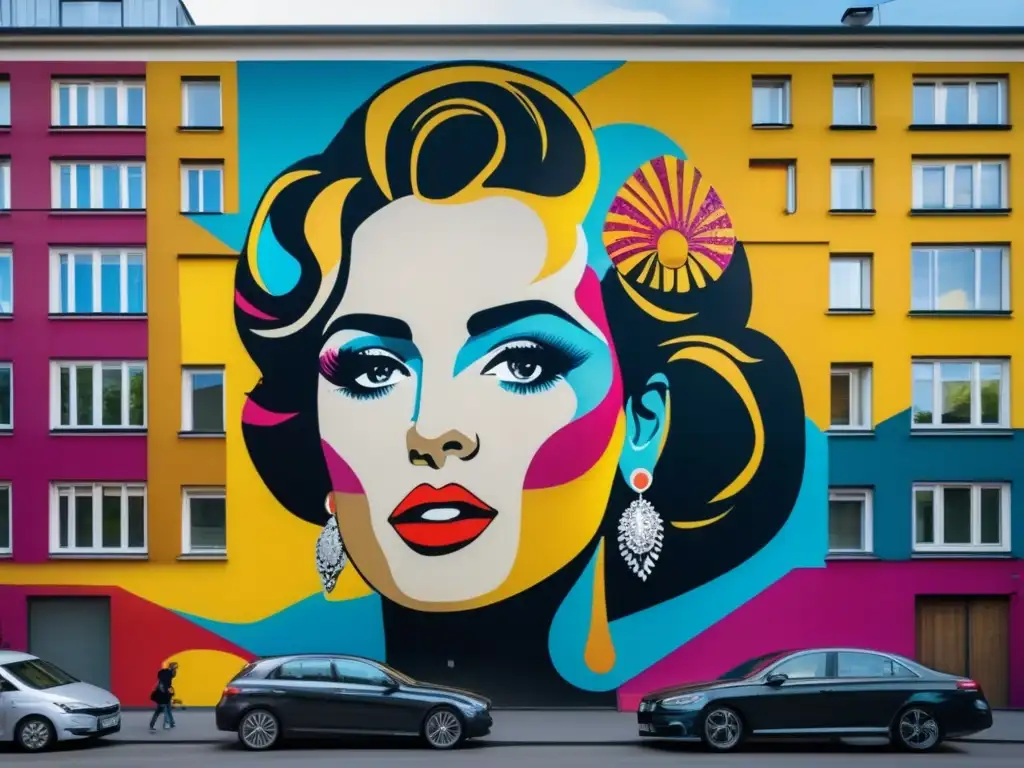 Arte callejero vibrante en Berlín Arte callejero en Berlín: Mural vibrante de gran escala que muestra la creatividad y la cultura urbana en la escena artística de Berlín
