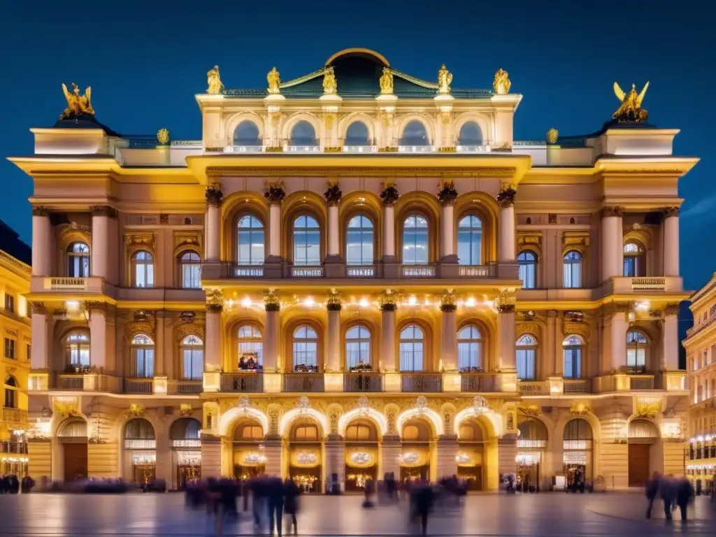 Majestuosidad y elegancia en la Ópera de Viena Experiencia cultural ópera Viena seniors: Majestuosidad y encanto nocturno del Teatro de la Ópera de Viena