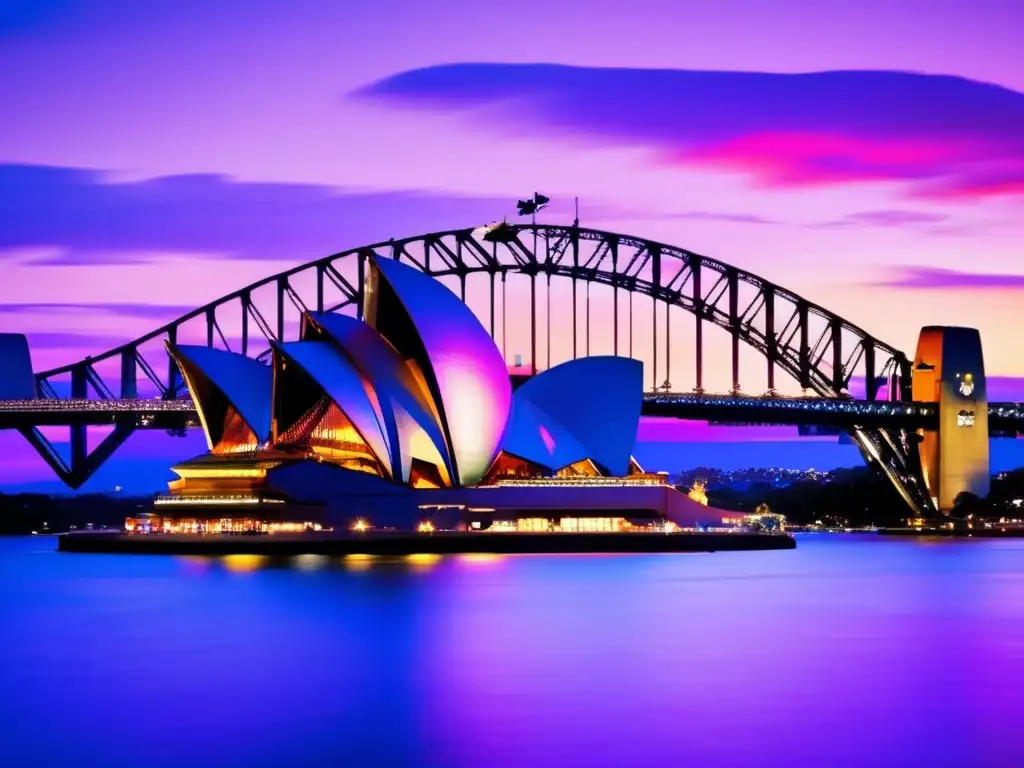 Sunset en la Ópera de Sydney Consejos seguridad seniors viajando Oceanía