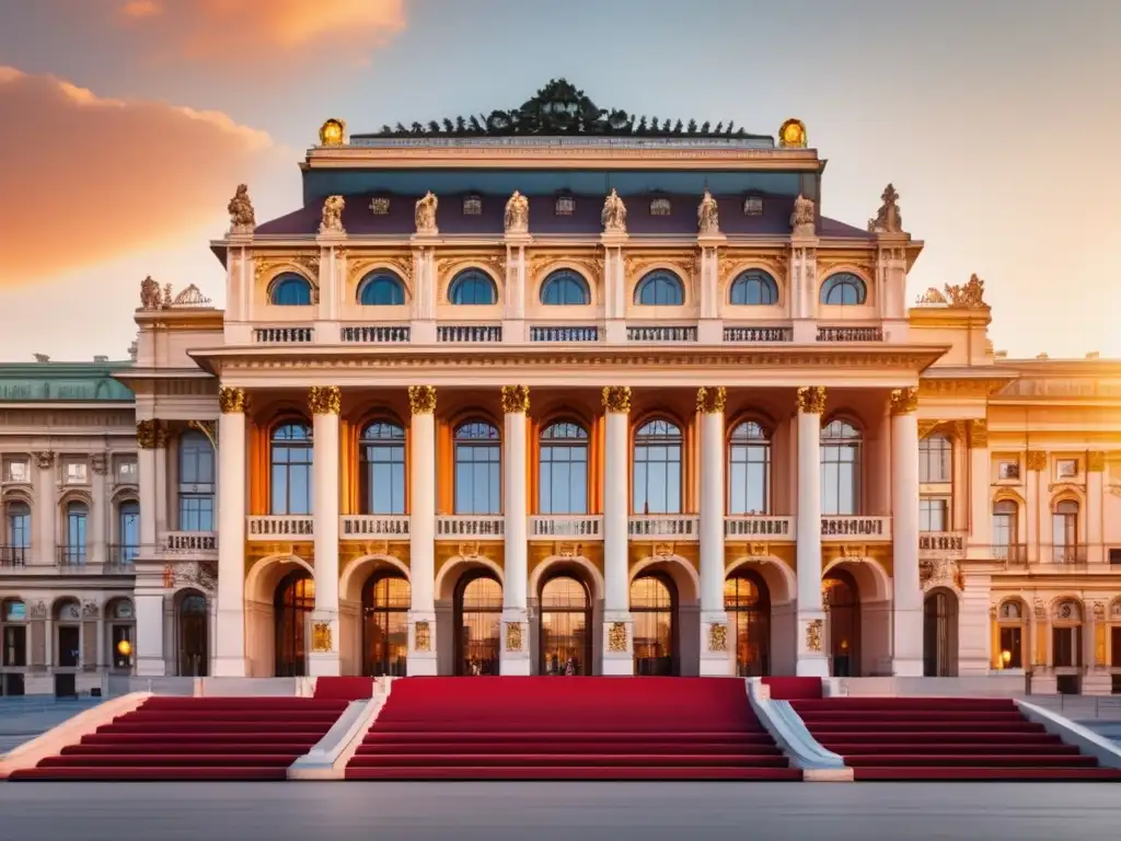 Ópera en Viena al atardecer Experiencia cultural ópera Viena seniors: Majestuosidad y elegancia en la ópera vienesa