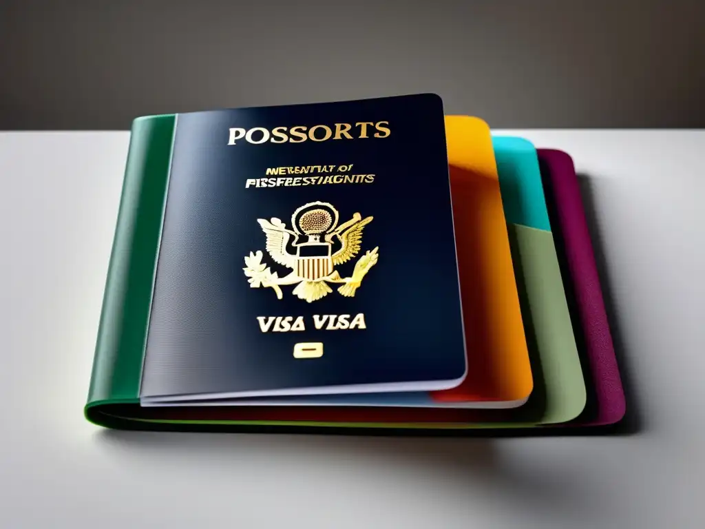 Consejos para organizar documentación de viaje - Carpeta de viaje con documentos organizados de manera impecable para un viaje sin estrés