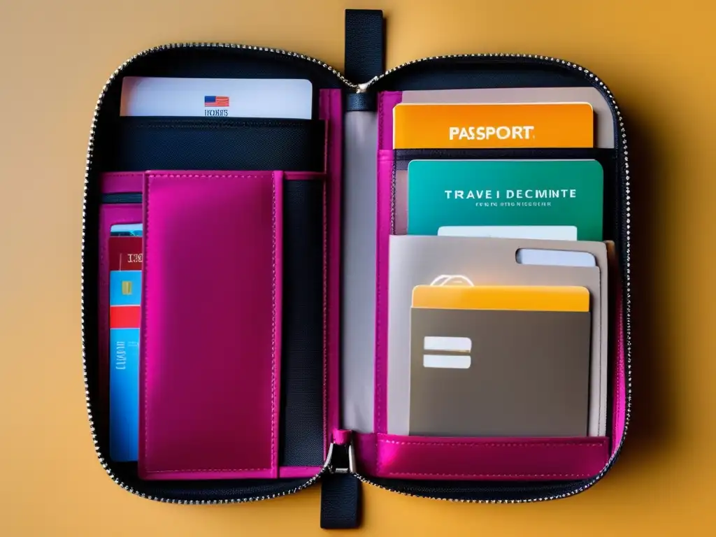 Organizador de documentos de viaje para seniors - Documentación necesaria viajes senior