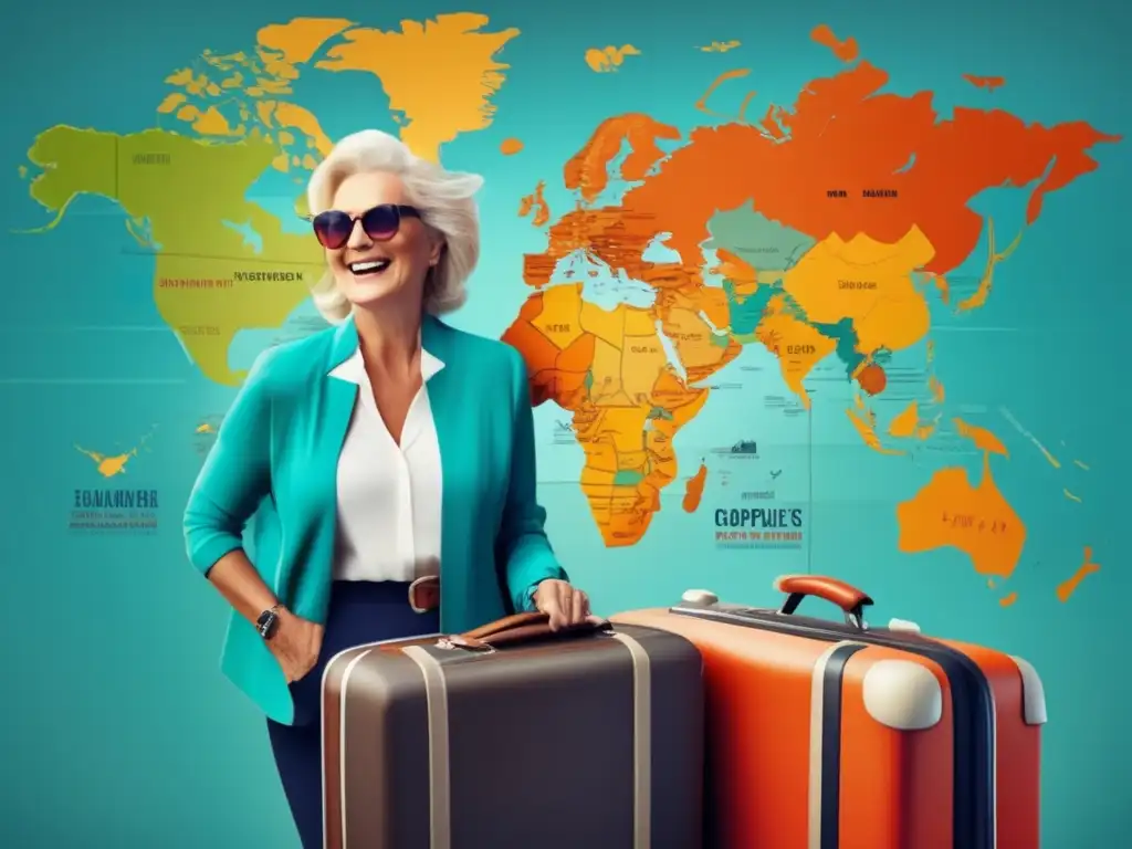Pareja madura lista para viajar: Documentación necesaria viajes senior