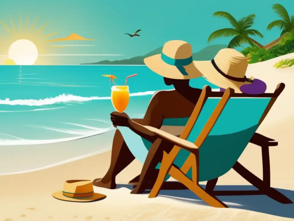 Pareja mayor disfrutando de la tranquilidad en la playa - Consejos viaje seguro mayores