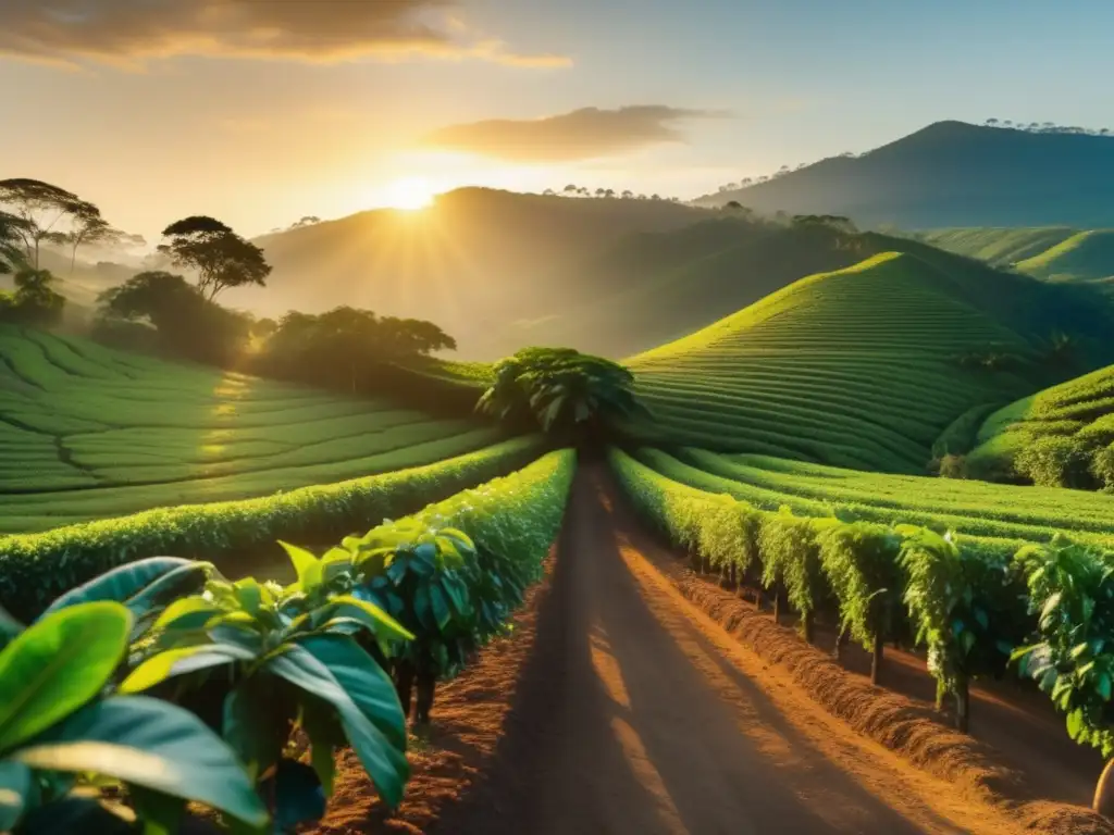 Talleres de cata de café para viajeros senior enriquecedores en plantación de café al amanecer