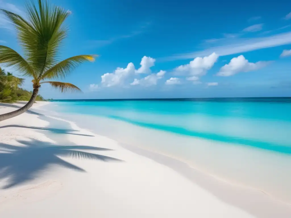 Playa del Carmen, México: Serena playa de aguas turquesa, arena blanca y palmeras, invita a mantener una mentalidad viajera