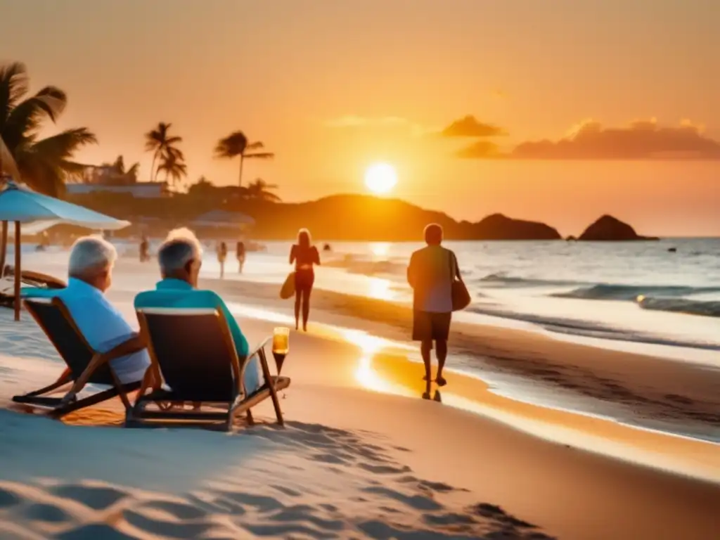 Paraíso tropical: playa tranquila para vacaciones de adultos mayores Playa paradisíaca para vacaciones senior: Consejos Ahorro Vacaciones Senior