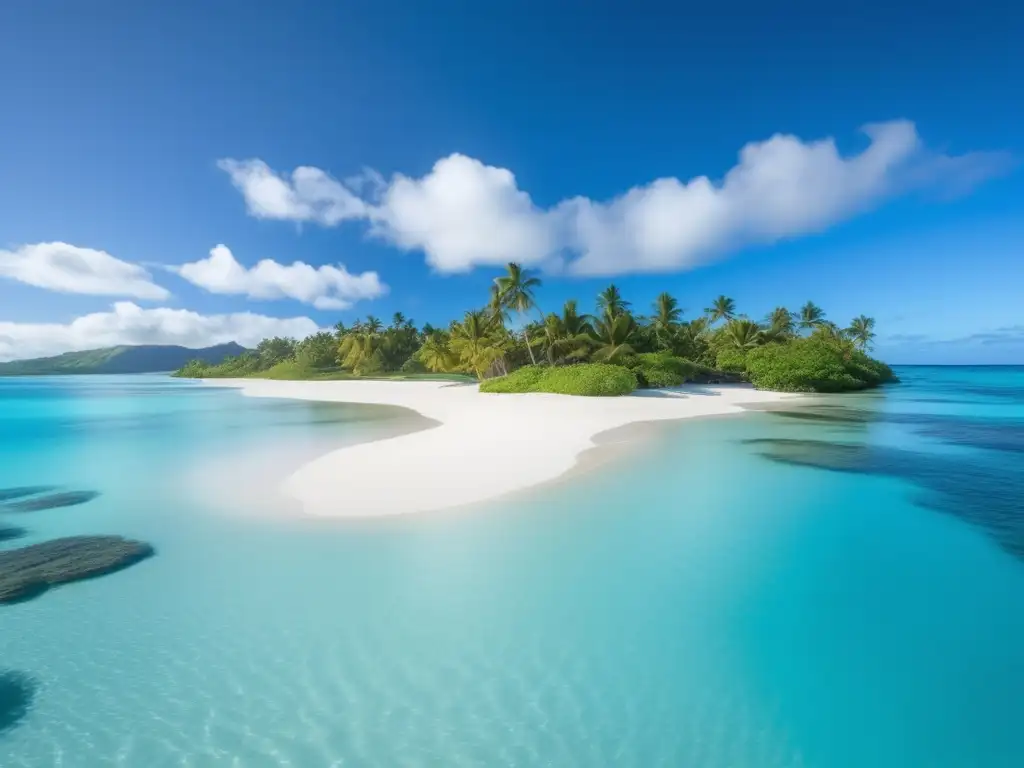 Paraíso idílico en las playas de Fiji Increíble imagen 8k de playas paradisíacas de Fiji