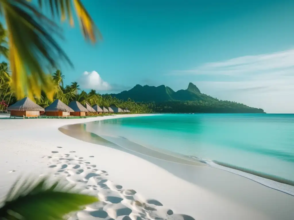 Playa paradisíaca en Oceanía Playa tranquila en Oceanía - Consejos viaje seguro Oceanía