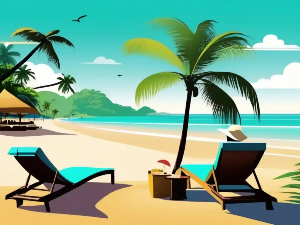 Hermosa playa tropical en el sudeste asiático Destino seguro sudeste asiático para seniors
