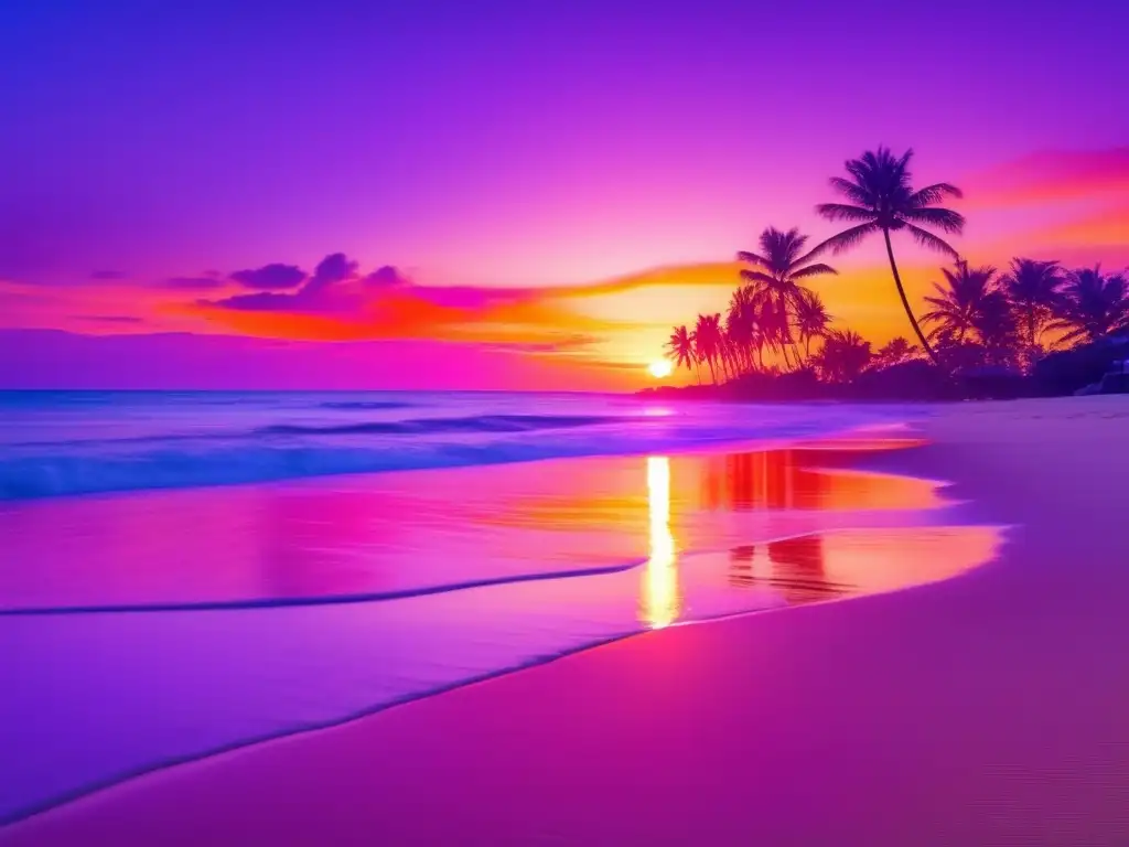 Playa al atardecer: relajación y aventura Playa serena al atardecer: beneficios de viajar con una mentalidad positiva