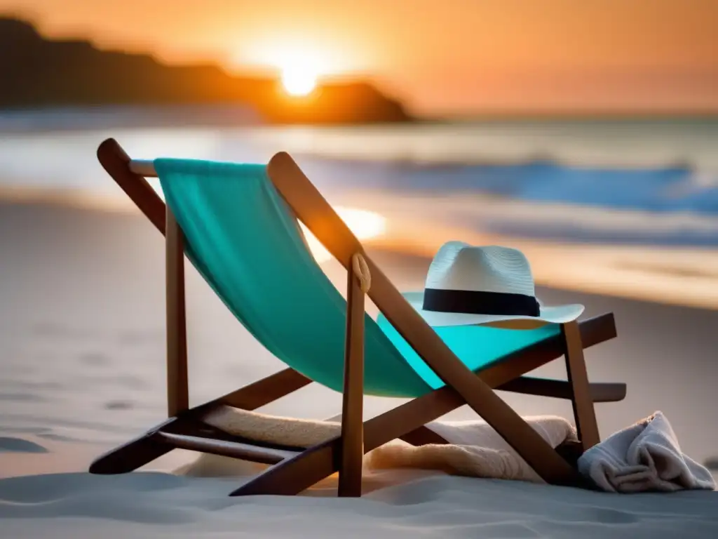 Playa serena al atardecer - Playa tranquila al atardecer, perfecta para relajarse - Consejos viajes para adultos mayores