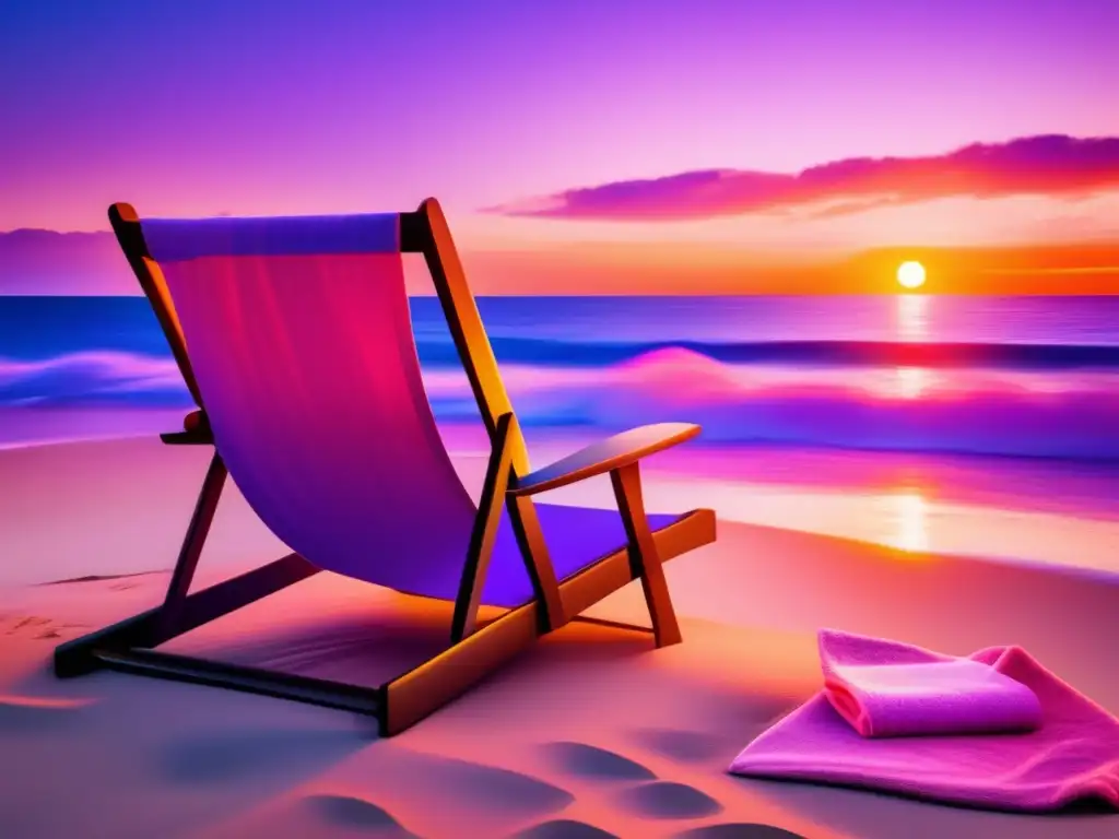 Tranquilidad en la playa al atardecer Ejercicios de respiración para viajeros maduros en una playa tranquila al atardecer