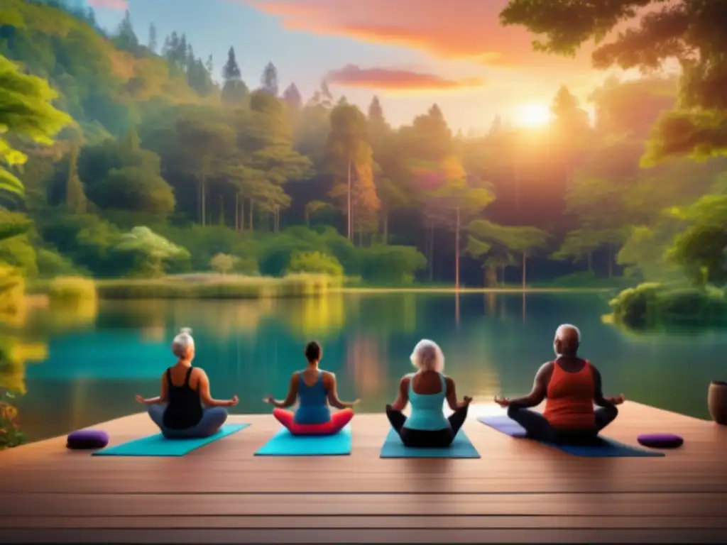 Yoga rejuvenador en retiro natural Viajes de yoga seguros y tranquilos para mayores en destinos serenos
