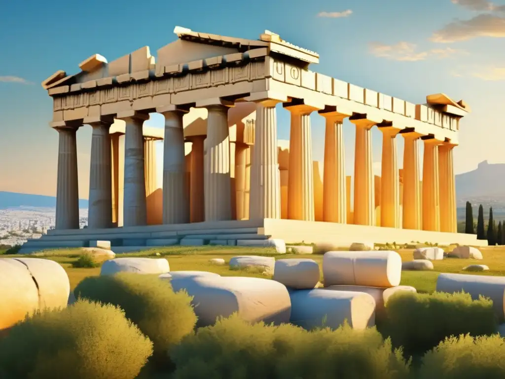 Ruinas del Partenón en Atenas, Grecia Parthenon en Atenas: Destinos históricos para viajeros senior en Grecia