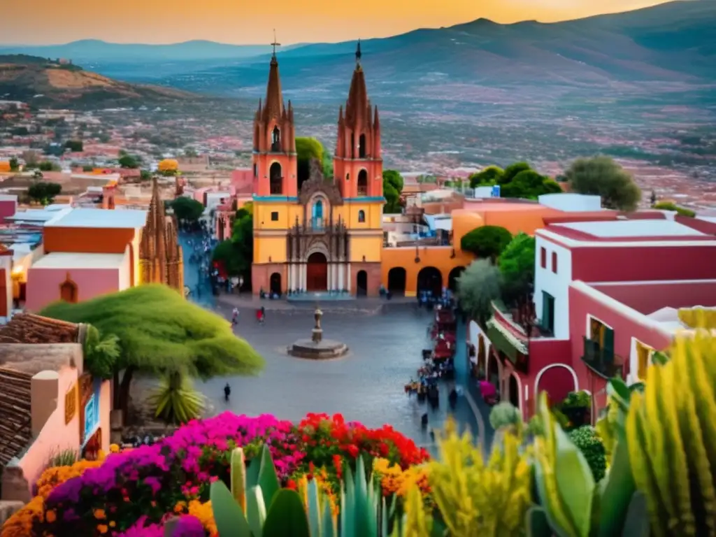 San Miguel de Allende: Encanto colonial y cultura vibrante Destino ideal para viajeros maduros: San Miguel de Allende, México