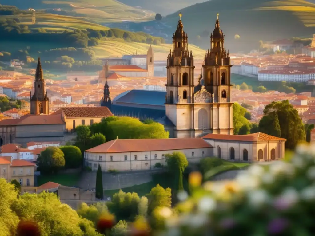 Paisaje mágico en Santiago de Compostela Peregrinaciones espirituales para seniors en Santiago de Compostela