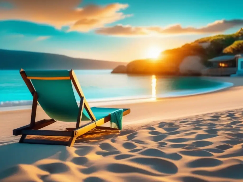 Imagen de playa: Ropa adecuada para viajes marítimos, serenidad y sofisticación