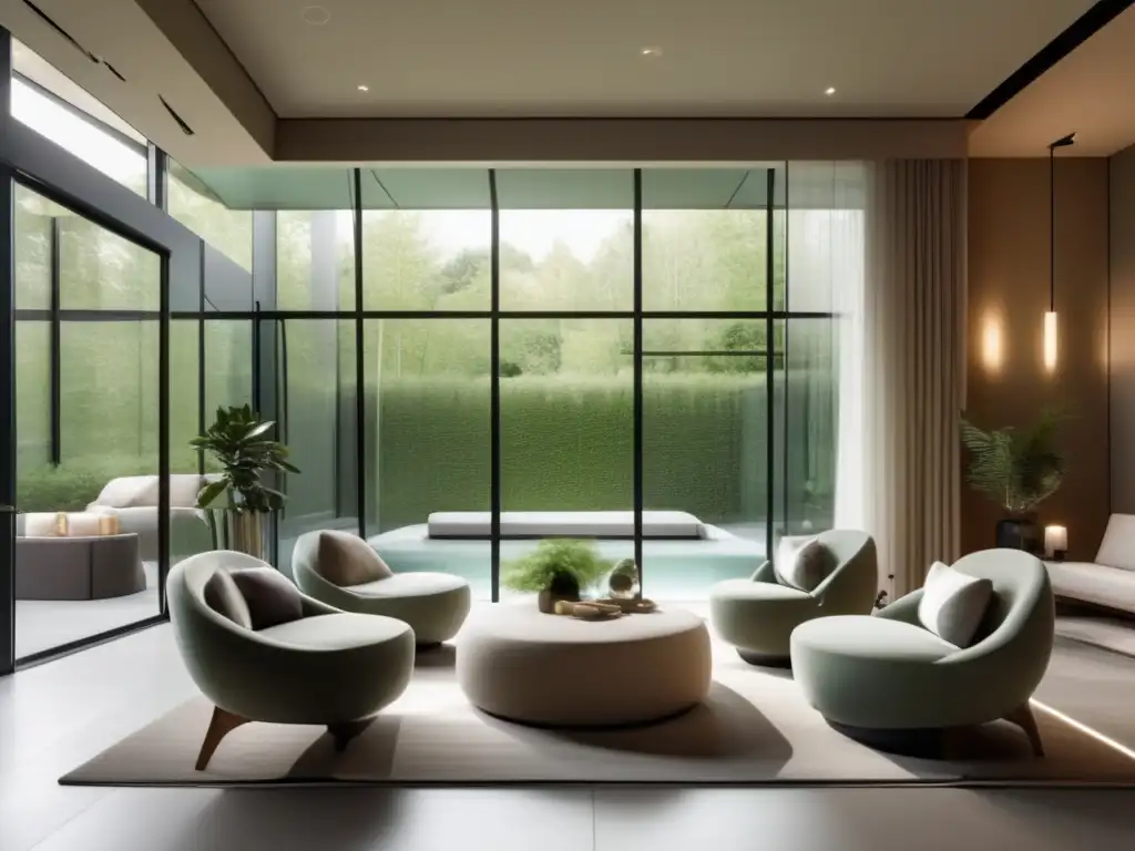 Retiro de spa moderno: ambiente sereno con beneficios para viajeros maduros