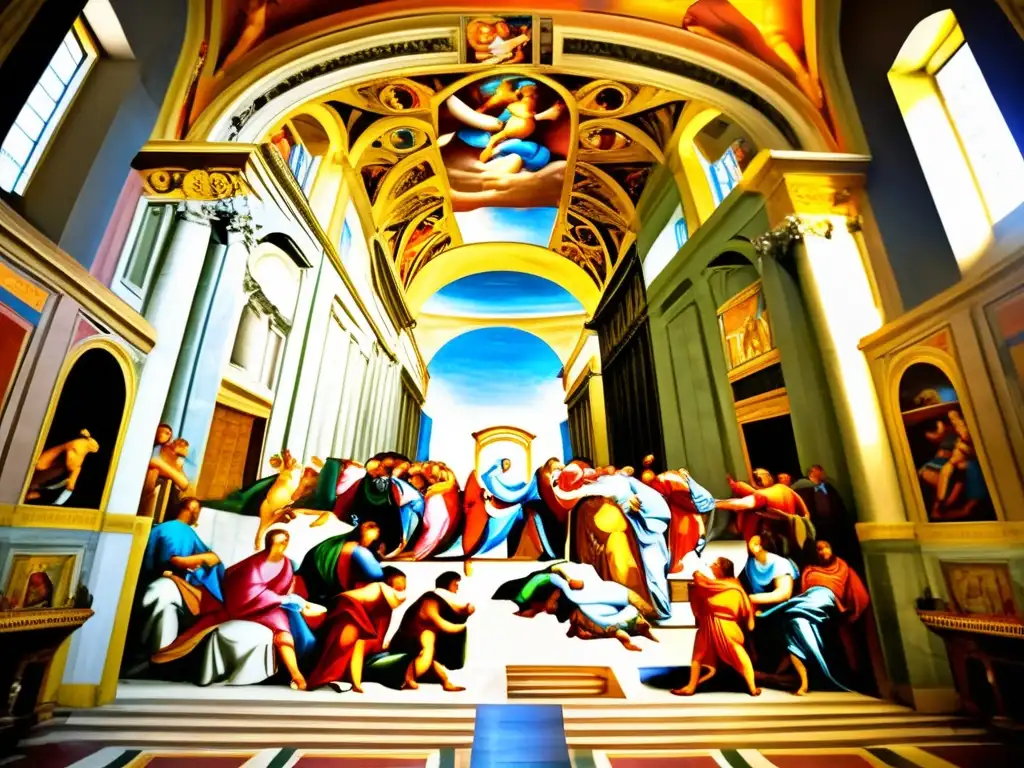 Experiencia espiritual en la Capilla Sixtina con frescos de Michelangelo