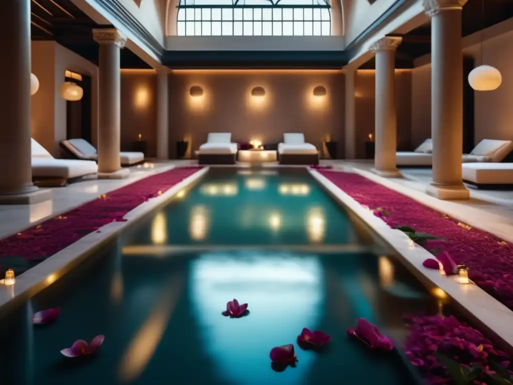Spa romano: historia y relajación Destinos históricos relajantes viajeros maduros: Un oasis de spa romano antiguo transformado en un espacio moderno y tranquilo