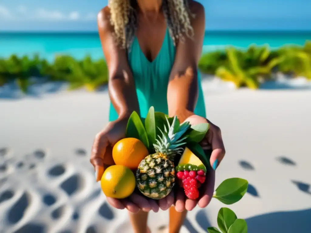 Viajero maduro disfrutando superfoods tropicales Superalimentos para viajeros maduros: beneficios y consejos